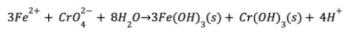 Chromium reduction process diagram
